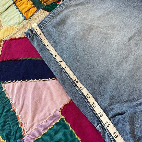 Y2K Pepe Jeans Faded Baggy Blue Jorts 38W - Picture 7 of 7